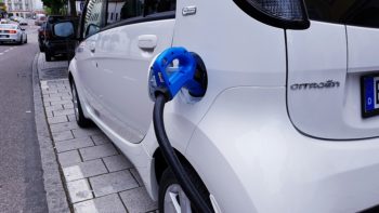 charging an electric car